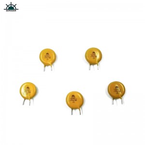 ODM Lägre pris Bra service, gul högskott MOV 14mm HVR14D681K Zinkoxidvaristor för LED-lampor