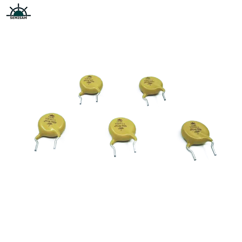 Kina Original Tillverkare Passiva elektronikkomponenter, gul MOV 10mm HVR10D511K Zinkoxidvaristor